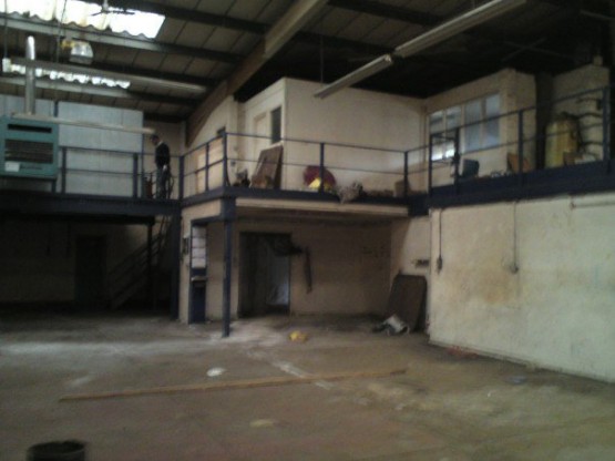 Lumen Rd studios, before refurb work